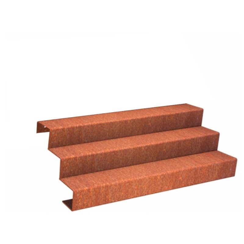 SCALA IN ACCIAIO CORTEN